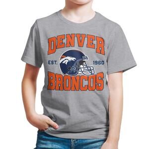 Junk Food Clothing X Nfl Team Helmet Kids Short Sleeve Fan Shirt